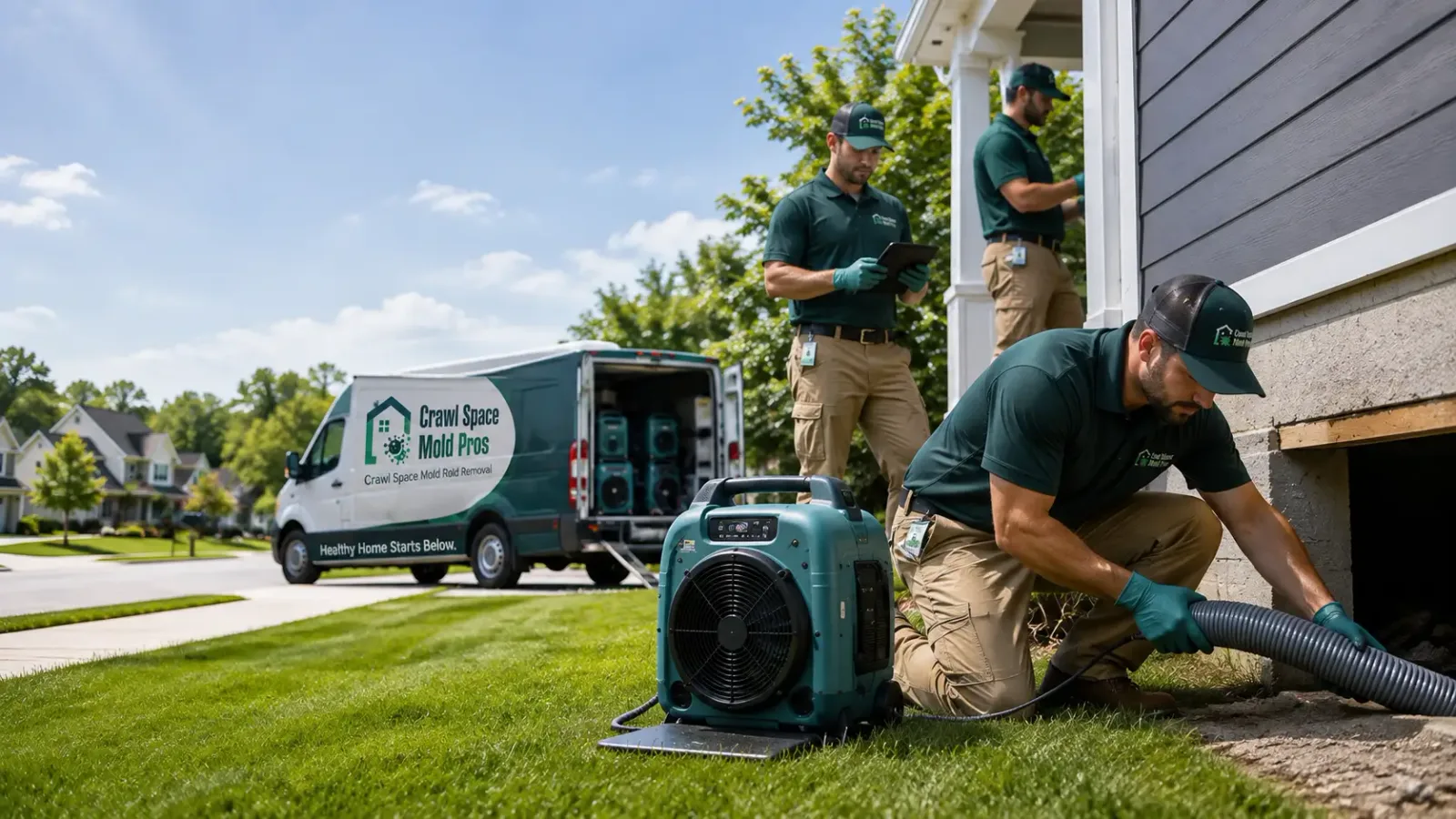 Crawl Space Mold Removal in Brookline, MA